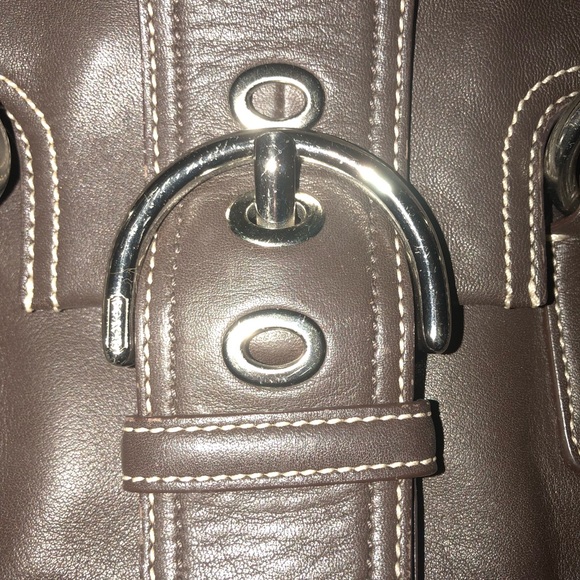 Leather Coach Handbag - Picture 3 of 8